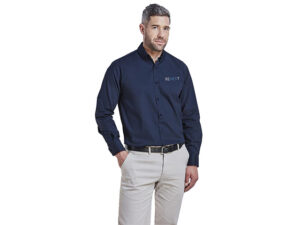 Mens Long Sleeve Cotton Twill Moderna Shirt
