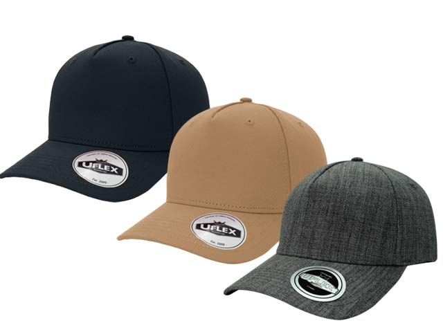 5 Panel Curved Peak Snapback Cap - Image 2