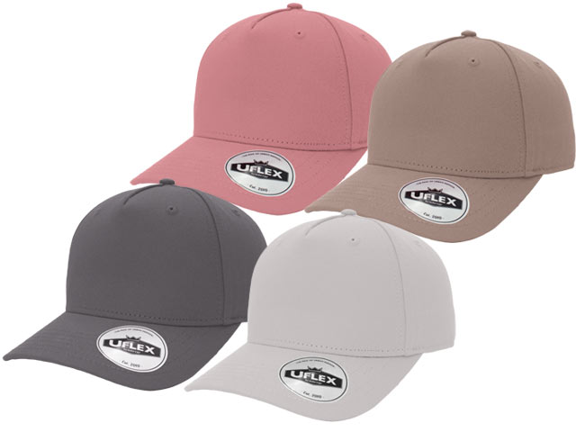 5 Panel Curved Peak Snapback Cap - Image 4