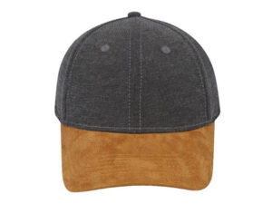 Chambray / Suede 6 Panel Cap
