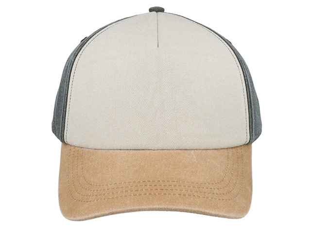 Foam Washed Colour Block Cap - Image 4