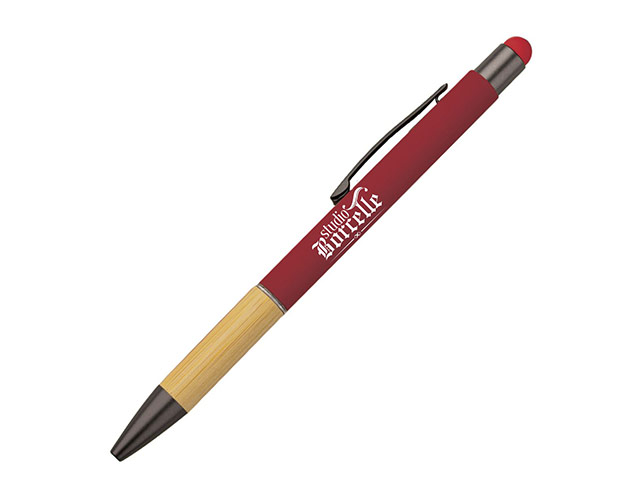 Hana Stylus Bamboo Ball Pen - Image 4