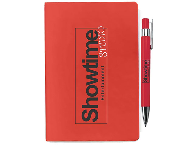 Scripted Style Notebook And Pen Set - Image 3
