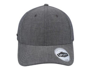 Uflex 100 Percent Cotton Chambray 6 Panel Baseball Cap