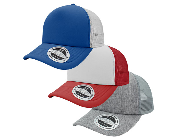 Uflex 5 Panel Curved Peak Snapback Trucker Cap - Image 2