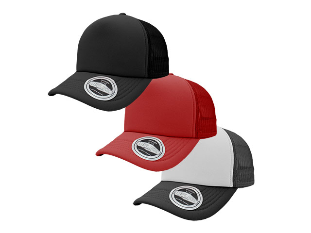 Uflex 5 Panel Curved Peak Snapback Trucker Cap - Image 4