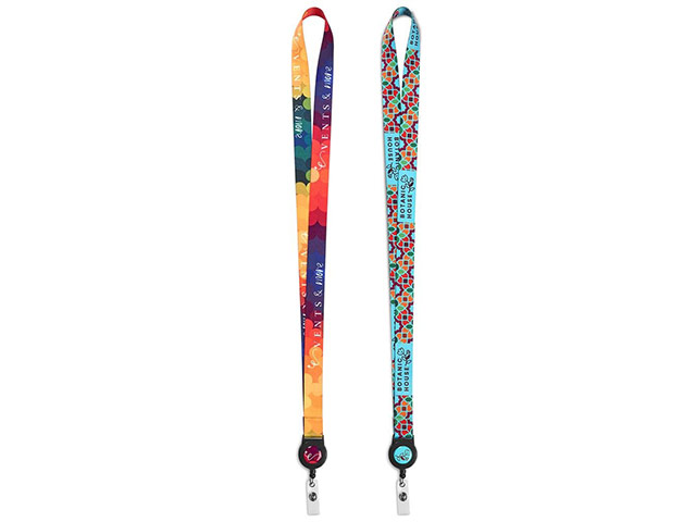 Altitude Badge Reel Double-Sided Satin Lanyard - Image 2