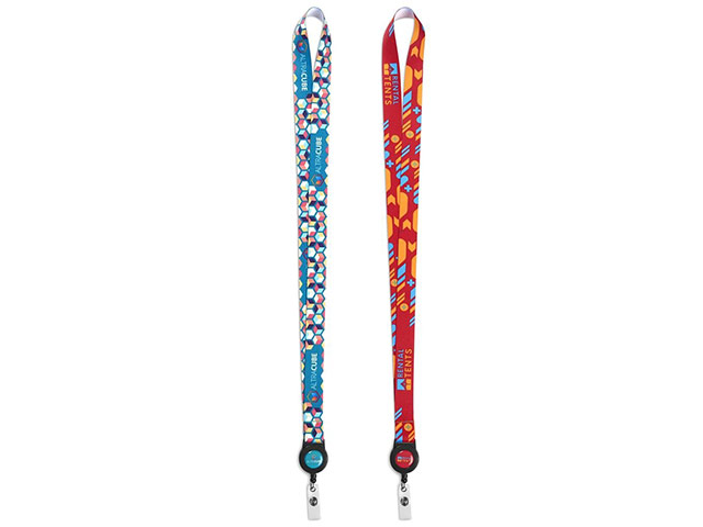 Altitude Badge Reel Single-Sided Satin Lanyard - Image 2