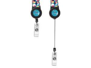 Altitude Badge Reel Single-Sided Satin Lanyard