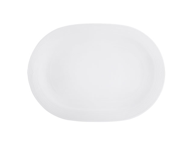 Arctic White Oval Platter