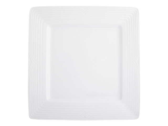 Arctic White Square Plate