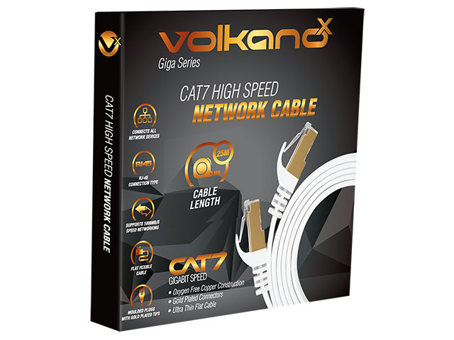 Volkano Giga Series Cat 7 Ethernet Cable 25M