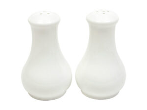 White Basics Fluted Salt andamp; Pepper