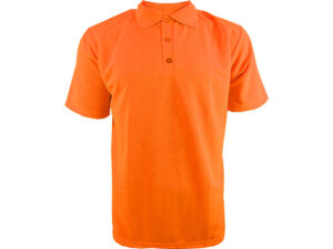 Mens Schiller High Visibility Moisture Management Safety Golf Shirt