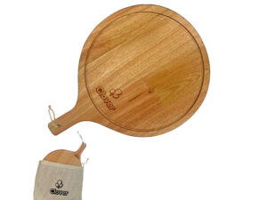 Mpho Round Wooden Paddle Serving Board