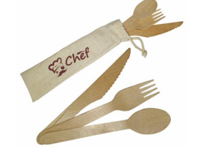Mpho Wood Cutlery Set