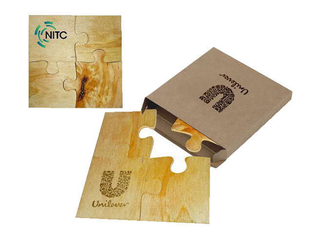 Mpho Wooden Puzzle Coaster