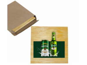 Mpho Wooden Square Coaster Set