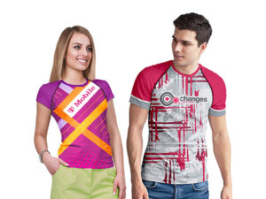 Unisex Herman Raglan Moisture Management Sublimation T-Shirt With Piping