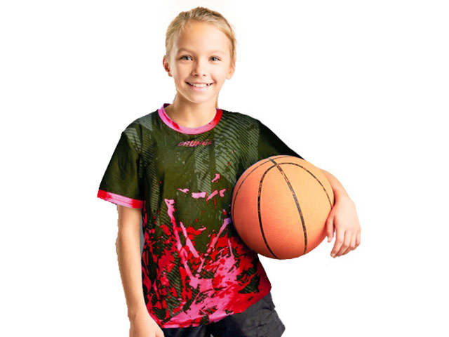 Custom Kids Crew Neck Sub T-Shirt - Image 2