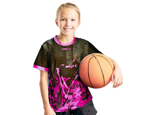 Custom Kids Crew Neck Sub T-Shirt - Image 4