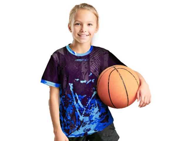 Custom Kids Crew Neck Sub T-Shirt - Image 5
