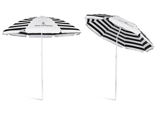 Serendipio Tanereef Stripe Beach Umbrella